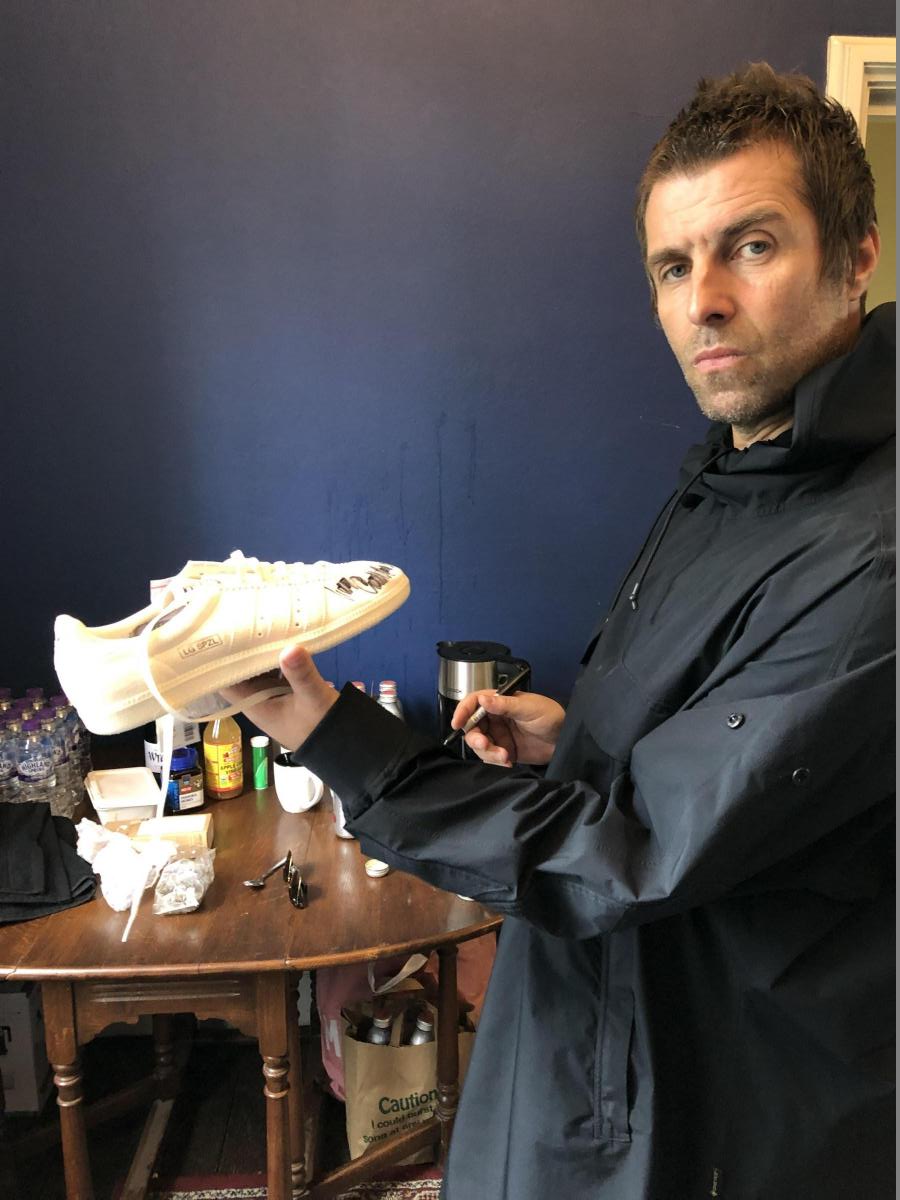 liam gallagher adidas trainers