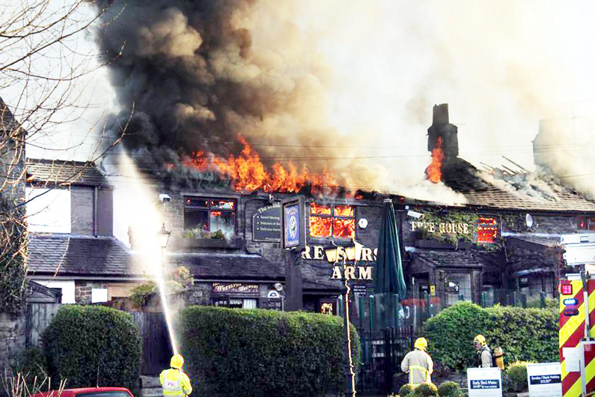 Fire Hit Dressers Arms Boss We Will Rebuild It Chorley Citizen